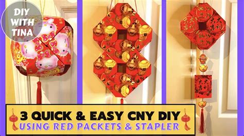 Last Minute Quick And Easy Lunar New Year Crafts DIY CNY Wall Decos