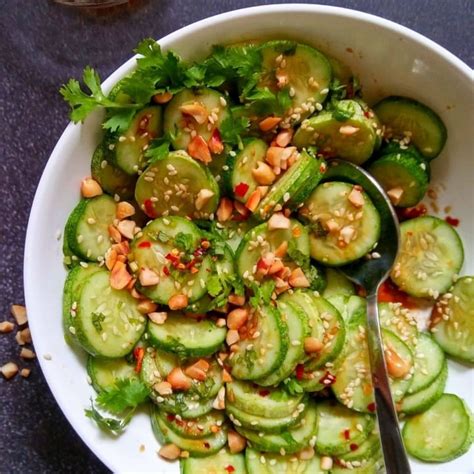 Easy Minute Asian Cucumber Salad Spoons Of Flavor