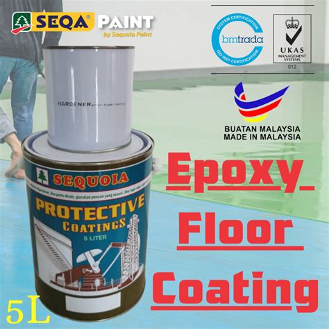 Epoxye Launching Promotion Liter Seqa Paint Two Pack Epoxy Floor