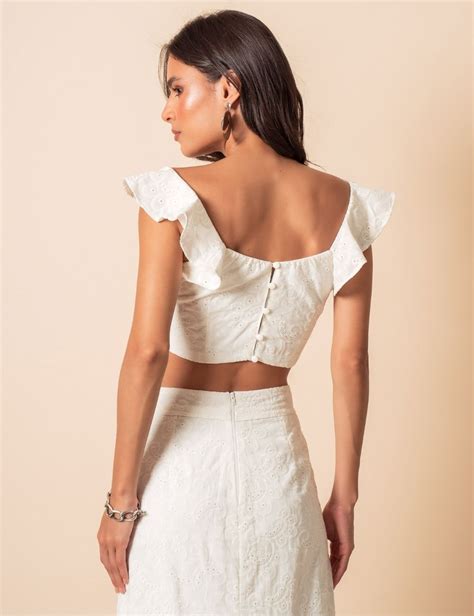 Cropped Laise Fontana Off White Sostiqs