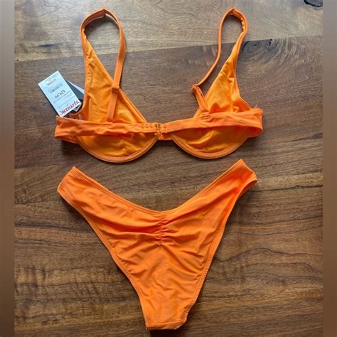 Kendall Kylie Swim Kendall Kylie Swim Orange Bikini Poshmark