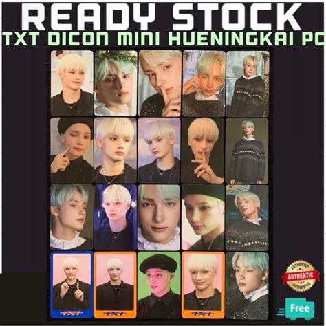 Official Txt Dicon Dfesta Mini Edition Huening Kai Photocard Shopee