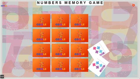 Numbers memory game - Coirle