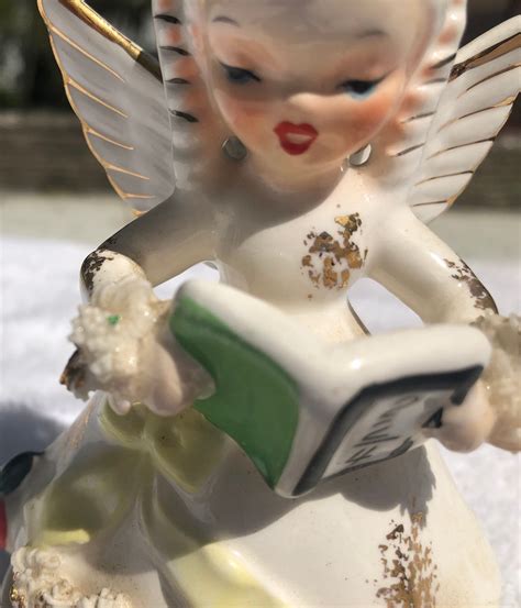 Vintage September Birthday Napco Angel Figurine S1369 Halo Etsy