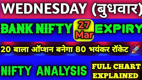 20 बाला ऑप्शन बनेगा हीरो रॉकेट 💯।bank Nifty Expiry Predictions For