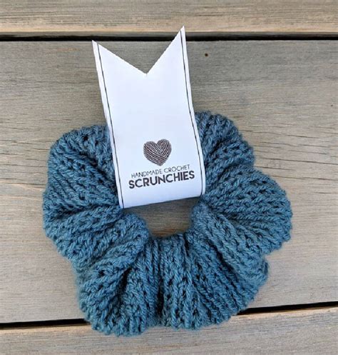 Lacey Crochet Scrunchie Pattern Weave Crochet