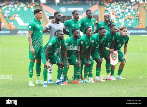 Abidjan Nigeria 18 Jan 2024 Equitorial Guinea Vs Guinea Bissau