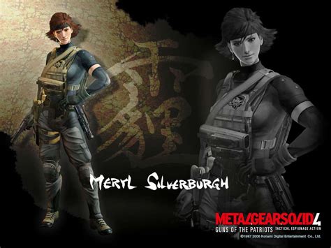 Official Mgs4 Meryl Silverburgh Wallpaper - Meryl Metal Gear 4 ...