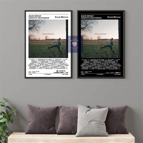 Zach Bryan American Heartbreak Album Poster For Home Decor Gift