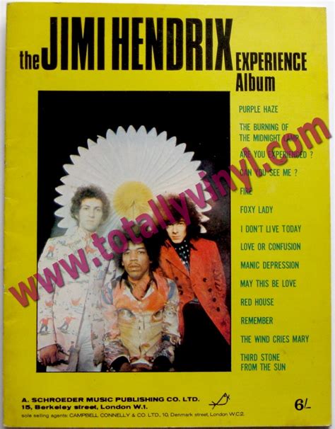 Totally Vinyl Records Hendrix Experience Jimi Jimi Hendrix