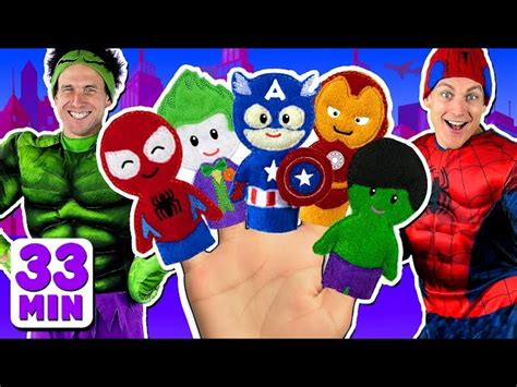 Superheroes Finger Family and more Finger Family Songs! Superhero ...