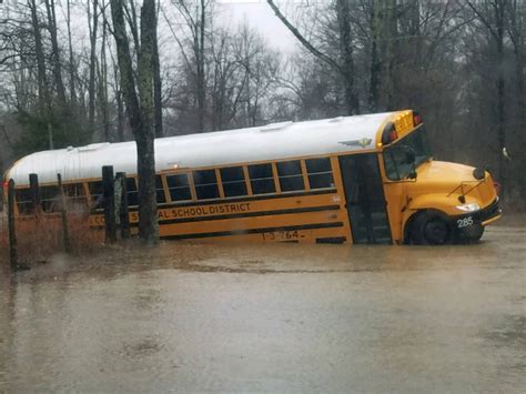 Students Rescued After Bus Becomes Stuck In Flood Waters KUAR