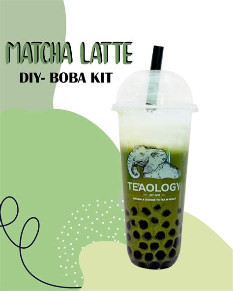 TeaOlogy DIY Matcha Boba Kit At Home