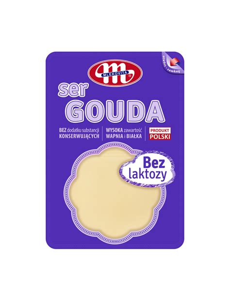 Ser Gouda Bez Laktozy Plastry 150 G