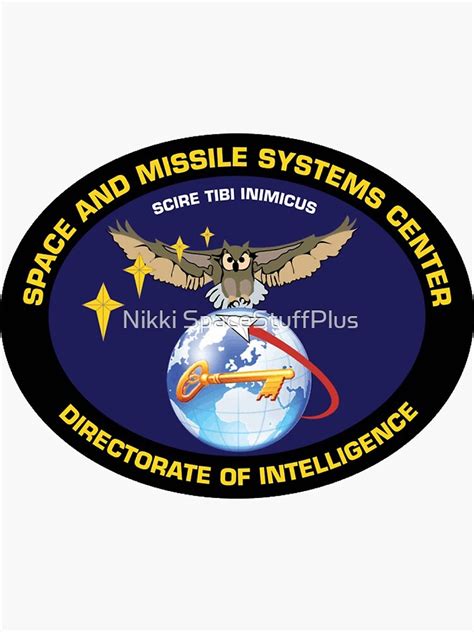 Space Systems Center Intelligence Directorate Sticker By Spacestuffplus Redbubble