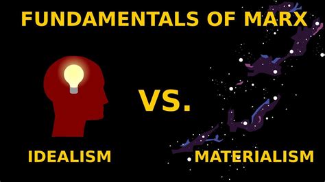 Fundamentals Of Marx Idealism Vs Materialism Youtube