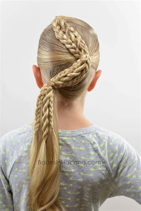 Zig Zag Braids from BabesInHairland.com #hair #braids #ponytail #