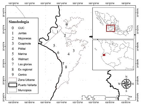 Localizaci N Del Rea De Estudio Y Distribuci N Geogr Fica De Los