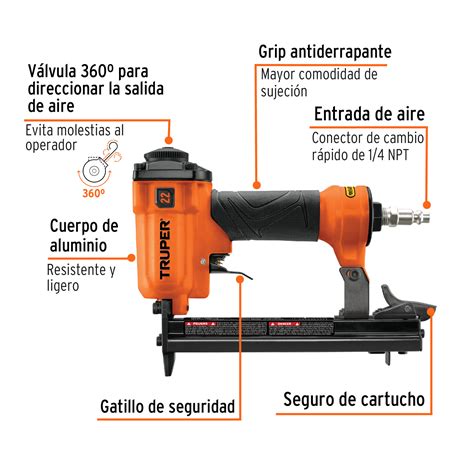 Engrapadora Neumatica Calibre Truper Engrapadoras Neum Ticas