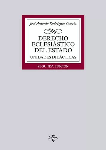 Derecho Eclesi Stico Del Estado De Rodr Guez Garc A Jos Antonio