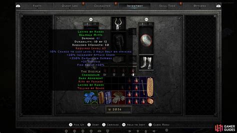 Laying Of Hands Gloves Equipment Diablo Ii Resurrected Gamer