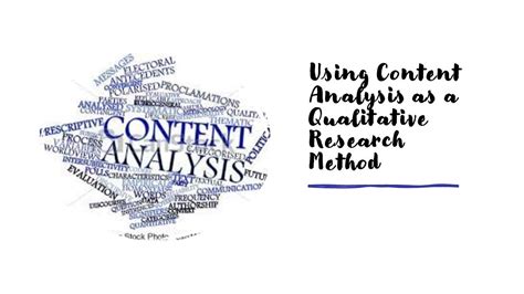 Using Content Analysis As A Qualitative Research Method Youtube