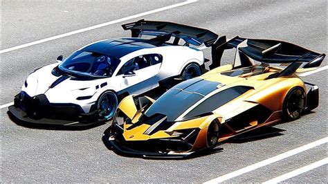 Lamborghini Terzo Millennio Gtr Concept Vs Bugatti Divo Gtr Concept At