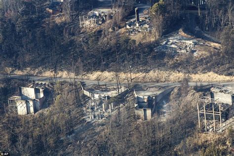 Gatlinburg Wildfires Leave Post Apocalyptic Scenes Of Devastation In Tennessee Daily Mail Online