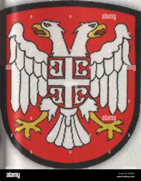 Coat Of Arms Of Serbia 1941 1944 Stock Photo Alamy