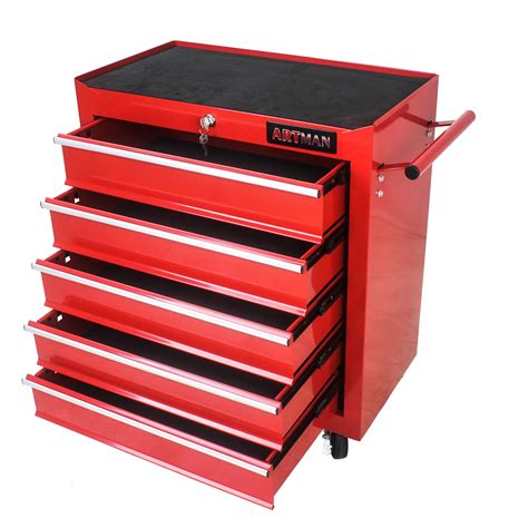 Buy Tool Chest On Wheels 5 Drawer Rolling Tool Storage Cabinet Drawers