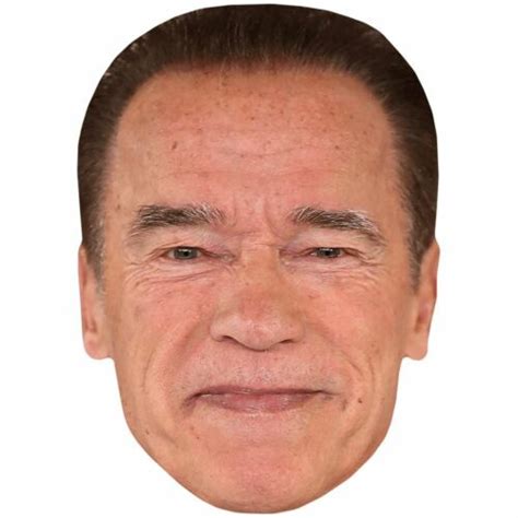 Arnold Schwarzenegger Smile Celebrity Mask Flat Card Face Ebay