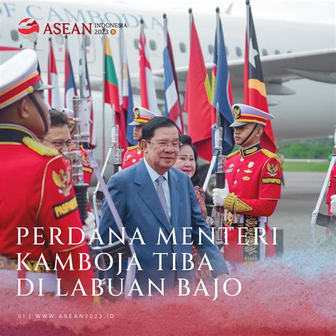 Perdana Menteri Kamboja Hun Sen Tiba Di Lokasi KTT Ke 42 ASEAN PPID