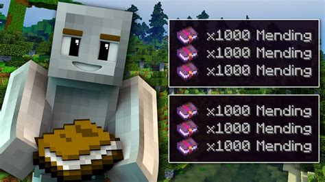 How To Get Unlimited Mending Books In Minecraft How To Get Infinity