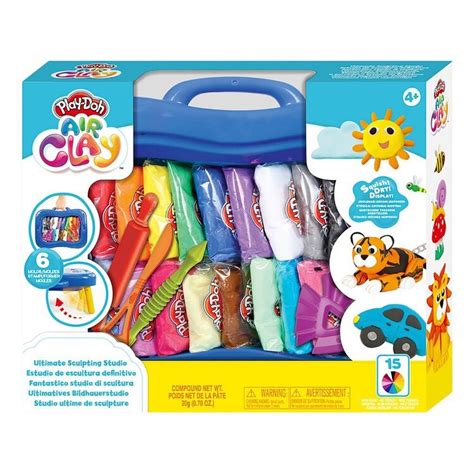 Play Doh Air Clay Ultimate Sculpting Studio Kit Multicoloured