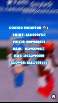 Cookie Monster Shirt Monster Cookies Roblox Codes Roblox Roblox