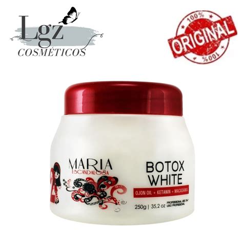 Botox Capilar White Maria Escandalosa G Shopee Brasil