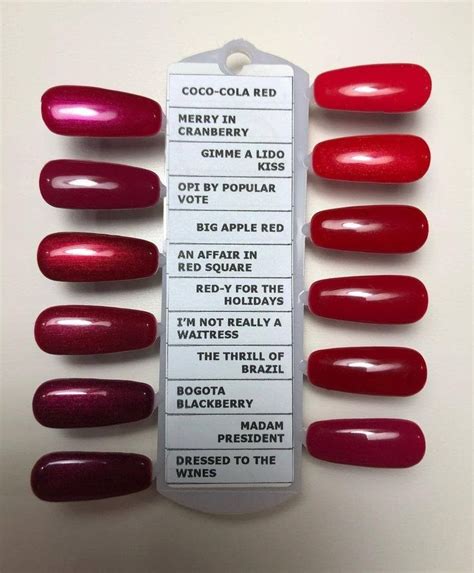 Opi Red Nail Polish The Perfect Finish For Any Season