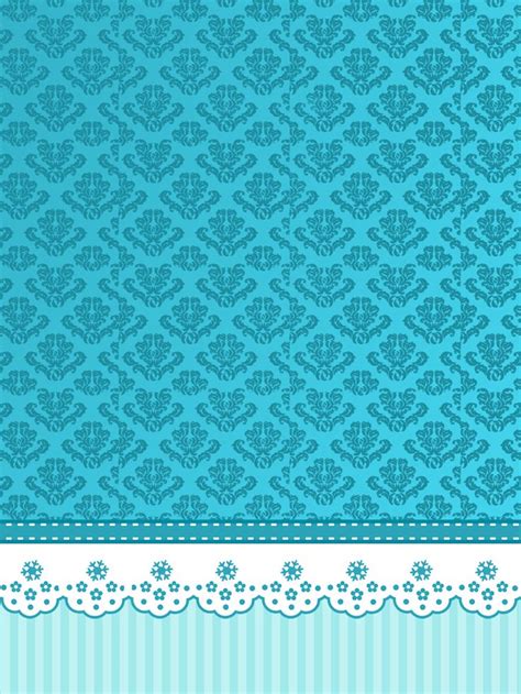 A Blue And White Background With An Ornate Border