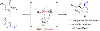 Asymmetric Palladium Catalyzed Decarboxylative Cycloaddition