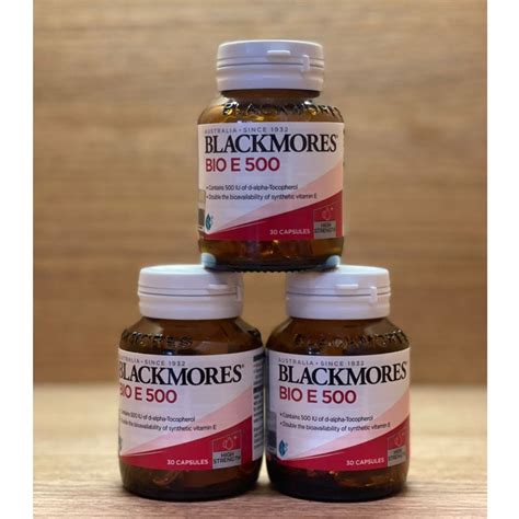 BLACKMORES BIO E 500 30 CAPSULES EXP DATE 05 2025 Shopee Malaysia