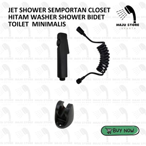 Jual Msj Jet Shower Semportan Closet Hitam Murah H T Washer