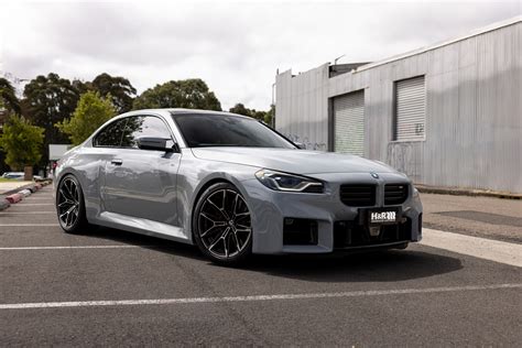 The BMW M2 G87 With H R Springs And Spacers