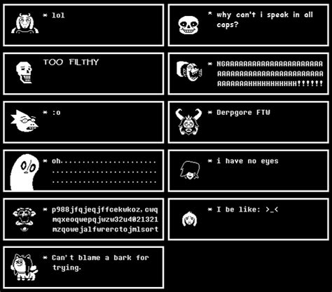 Undertale Text Box Generator Animated Undertale Text Box Generator Images