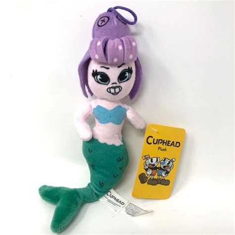 Cuphead Cala Maria Mermaid Plush Etsy