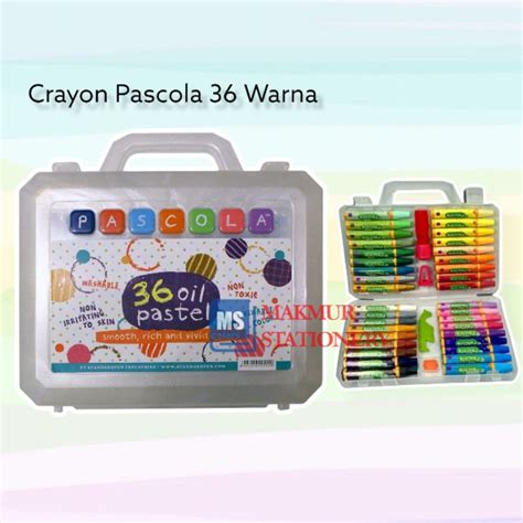 Jual Crayon Pascola 36 Warna Oil Pastel Shopee Indonesia