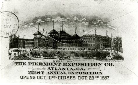 Piedmont Exposition, 1887 - New Georgia Encyclopedia