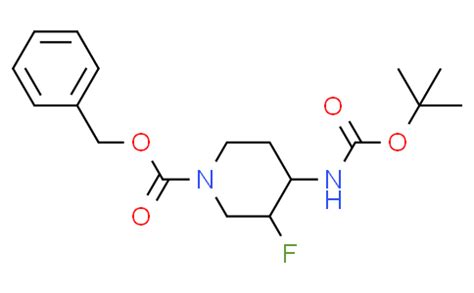 Benzyl 4 Tert Butoxycarbonylamino 3 Fluoropiperidine 1 Carboxylate