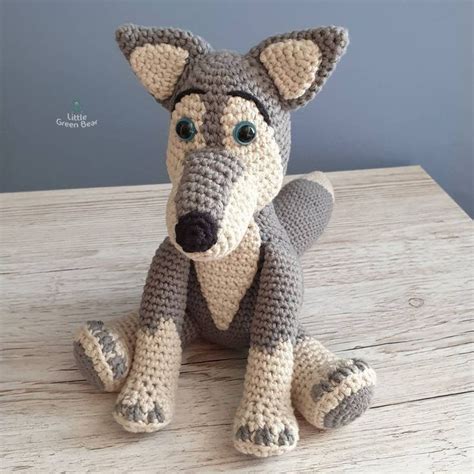 PDF Wolf Crochet Pattern, Wilbur the Wolf Crochet Pattern, Crochet ...