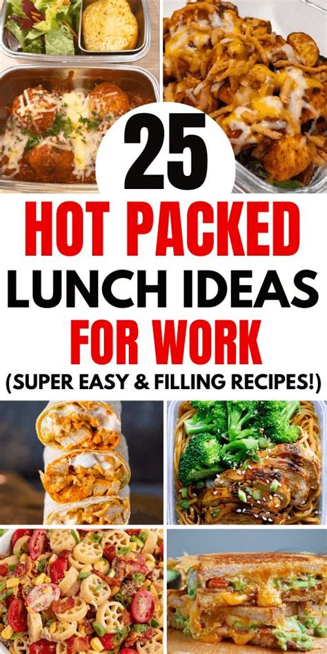 Easy Hot Packed Lunch Ideas For Adults To Pack For Work Recipe In