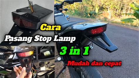 Cara Pasang Stop Lamp In Dimotor Klx Dtracker Youtube